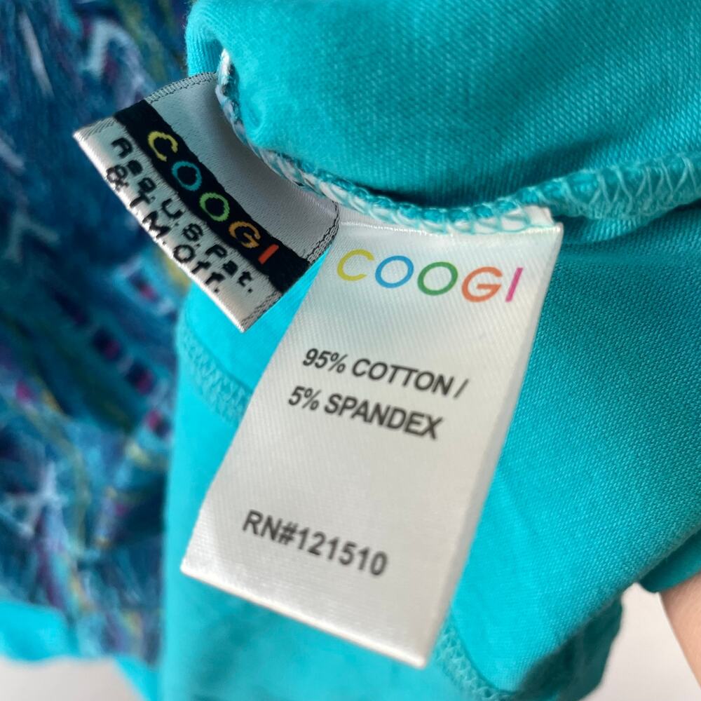 Coogi Aqua Size 2X Tee Shirt - Picture 5 of 8
